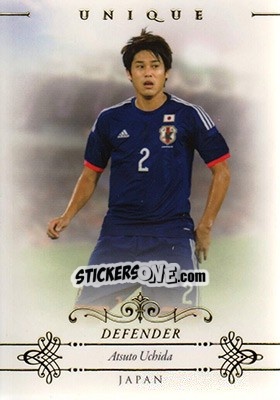 Sticker Atsuto Uchida - World Football UNIQUE 2015 n. 26 - Futera