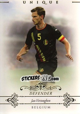 Sticker Jan Vertonghen - World Football UNIQUE 2015 n. 28 - Futera