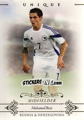 Sticker Muhamed Besic - World Football UNIQUE 2015 n. 33 - Futera
