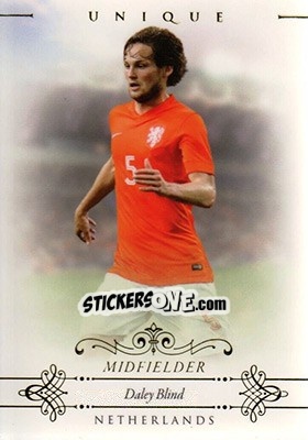 Cromo Daley Blind - World Football UNIQUE 2015 - Futera