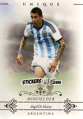 Sticker Angel Di Maria - World Football UNIQUE 2015 n. 37 - Futera