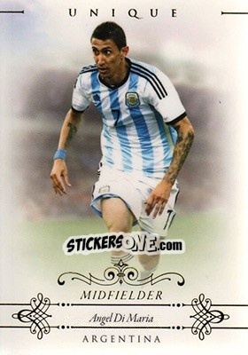 Sticker Angel Di Maria - World Football UNIQUE 2015 - Futera