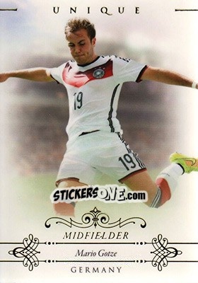 Sticker Mario Gotze - World Football UNIQUE 2015 n. 39 - Futera