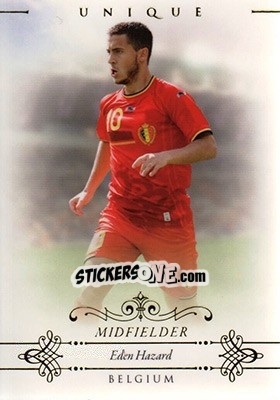 Sticker Eden Hazard - World Football UNIQUE 2015 n. 40 - Futera