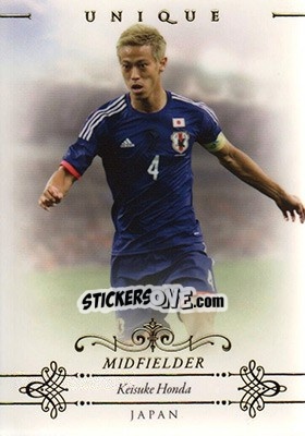Sticker Keisuke Honda - World Football UNIQUE 2015 - Futera
