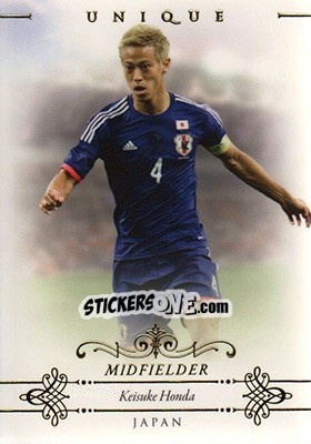 Sticker Keisuke Honda - World Football UNIQUE 2015 n. 41 - Futera