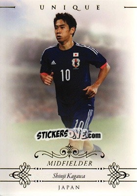 Sticker Shinji Kagawa - World Football UNIQUE 2015 n. 44 - Futera