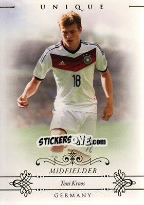 Sticker Toni Kroos - World Football UNIQUE 2015 - Futera