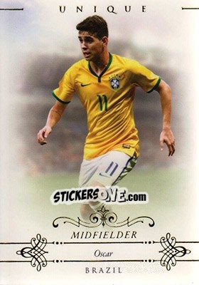 Sticker Oscar - World Football UNIQUE 2015 n. 47 - Futera