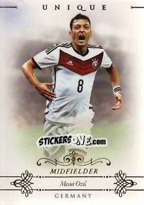 Sticker Mesut Ozil - World Football UNIQUE 2015 - Futera