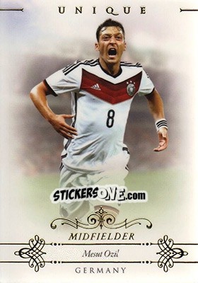 Sticker Mesut Ozil - World Football UNIQUE 2015 n. 48 - Futera