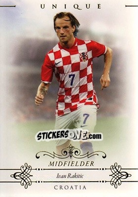 Cromo Ivan Rakitic - World Football UNIQUE 2015 - Futera