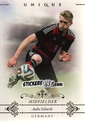 Sticker Andre Schurrle - World Football UNIQUE 2015 - Futera