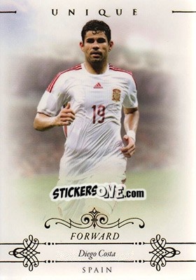 Sticker Diego Costa - World Football UNIQUE 2015 n. 65 - Futera