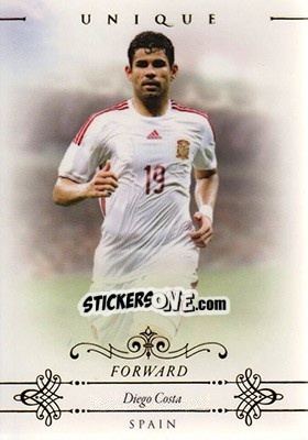 Sticker Diego Costa - World Football UNIQUE 2015 - Futera