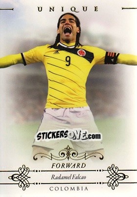 Sticker Radamel Falcao - World Football UNIQUE 2015 - Futera