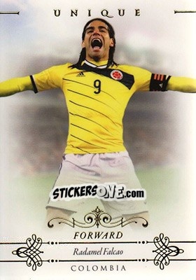 Sticker Radamel Falcao - World Football UNIQUE 2015 n. 66 - Futera