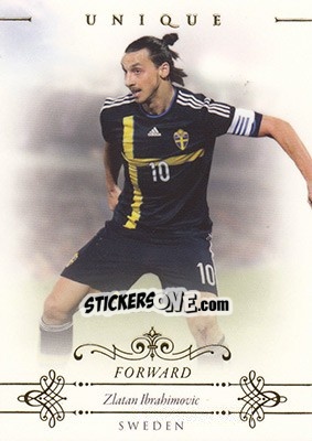Sticker Zlatan Ibrahimovic - World Football UNIQUE 2015 n. 73 - Futera
