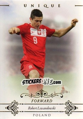 Sticker Robert Lewandowski - World Football UNIQUE 2015 n. 75 - Futera