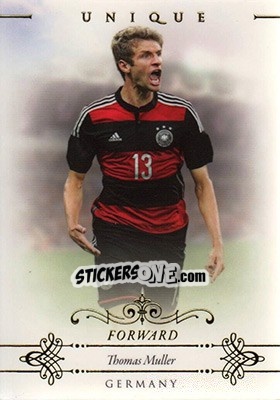 Sticker Thomas Muller - World Football UNIQUE 2015 n. 79 - Futera