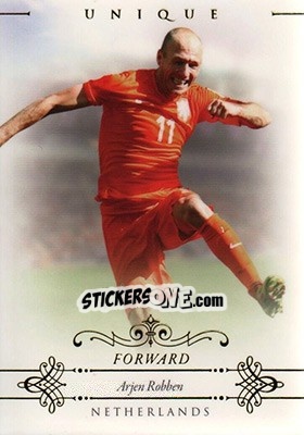 Sticker Arjen Robben - World Football UNIQUE 2015 n. 82 - Futera