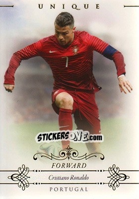 Sticker Cristiano Ronaldo - World Football UNIQUE 2015 n. 83 - Futera