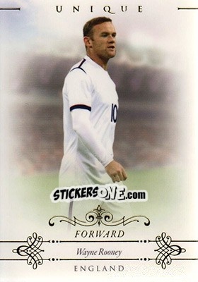 Sticker Wayne Rooney - World Football UNIQUE 2015 n. 84 - Futera