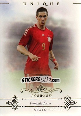 Sticker Fernando Torres - World Football UNIQUE 2015 n. 89 - Futera