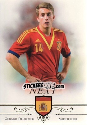 Sticker Gerard Deulofeu - World Football UNIQUE 2015 n. 93 - Futera