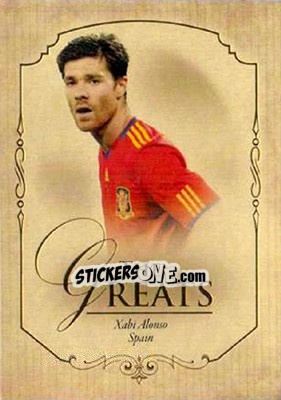 Sticker Xabi Alonso - World Football UNIQUE 2015 n. 101 - Futera