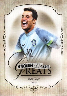 Sticker Julio Cesar - World Football UNIQUE 2015 - Futera