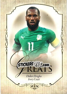 Sticker Didier Drogba - World Football UNIQUE 2015 n. 106 - Futera