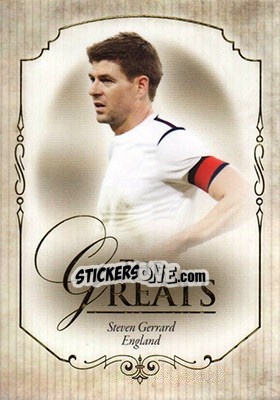 Sticker Steven Gerrard - World Football UNIQUE 2015 n. 108 - Futera