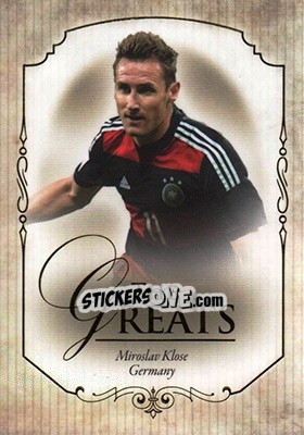 Sticker Miroslav Klose - World Football UNIQUE 2015 n. 109 - Futera