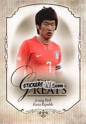Sticker Ji Sung Park - World Football UNIQUE 2015 n. 112 - Futera