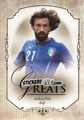 Sticker Andrea Pirlo - World Football UNIQUE 2015 n. 114 - Futera