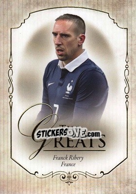 Sticker Franck Ribery - World Football UNIQUE 2015 n. 116 - Futera