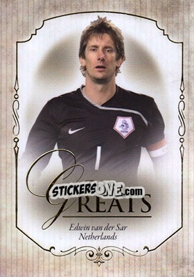 Sticker Edwin van der Sar - World Football UNIQUE 2015 n. 117 - Futera