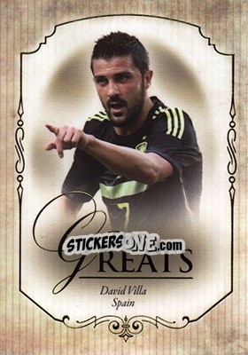 Sticker David Villa - World Football UNIQUE 2015 n. 119 - Futera