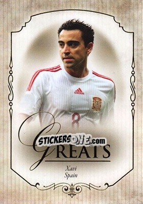 Sticker Xavi Hernández - World Football UNIQUE 2015 n. 120 - Futera