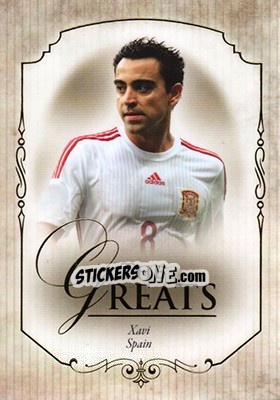 Cromo Xavi Hernández - World Football UNIQUE 2015 - Futera