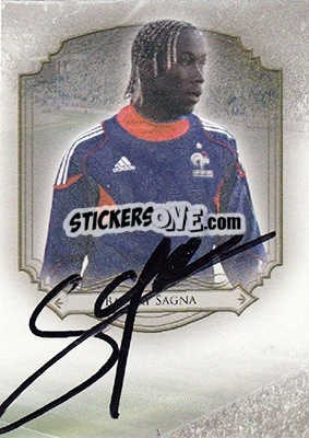 Cromo Bacary Sagna - World Football UNIQUE 2015 - Futera