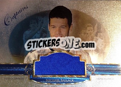 Sticker Michael Ballack - World Football UNIQUE 2015 n. CP22 - Futera