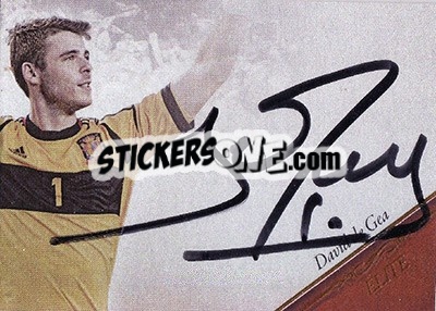 Sticker David de Gea - World Football UNIQUE 2015 - Futera