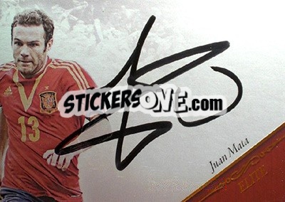 Sticker Juan Mata - World Football UNIQUE 2015 - Futera