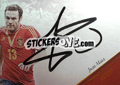 Sticker Juan Mata - World Football UNIQUE 2015 n. EL12 - Futera