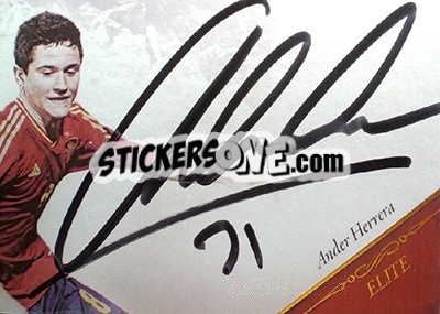 Sticker Ander Herrera - World Football UNIQUE 2015 n. EL15 - Futera