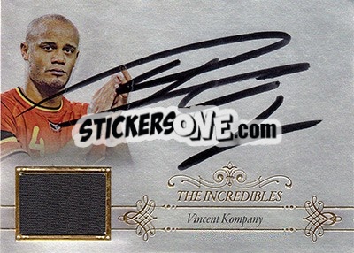 Sticker Vincent Kompany - World Football UNIQUE 2015 - Futera