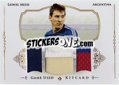 Sticker Lionel Messi - World Football UNIQUE 2015 n. KC05 - Futera