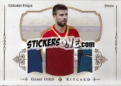 Sticker Gerard Pique - World Football UNIQUE 2015 n. KC09 - Futera